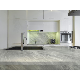 Столешница 4200х600х40 Мрамор Нуволато 2341/Pt (1п/5), e2, Slotex