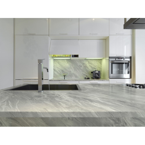 Столешница 4200х600х40 Мрамор Нуволато 2341/Pt (1п/5), e2, Slotex