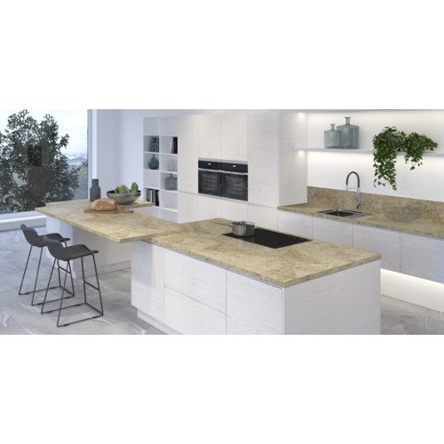 Столешница БЕЖЕВЫЙ МАСКАРЕЛЛО КРИСТАЛЛ (426М) 600-3050-38-1U на вл/ст дсп