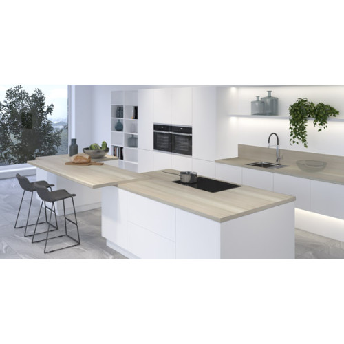 Столешница РИГОЛЕТТО СВЕТЛЫЙ Матовая (142М) 600-3050-38-1U на вл/ст дсп