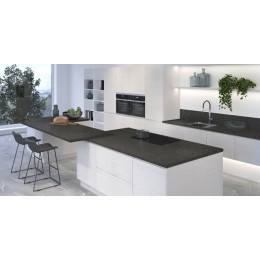 Столешница "БРИЛЛИАНТ ЧЕРНЫЙ" КРИСТАЛЛ (401М) 600-3050-38-1U на вл/ст дсп