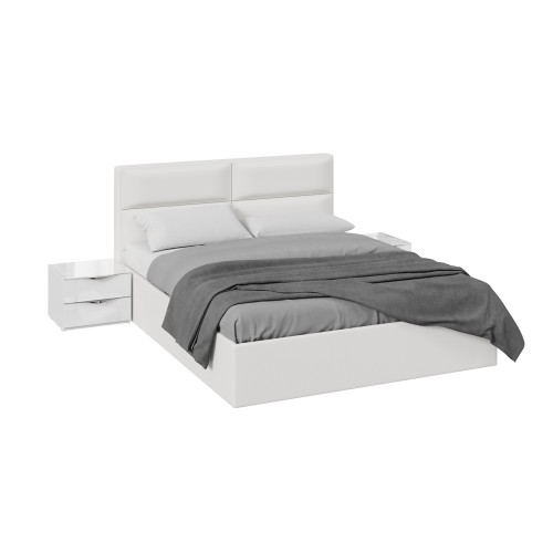 Спальный гарнитур «Глосс» стандартный без шкафа - Глосс ГН 319.000.1