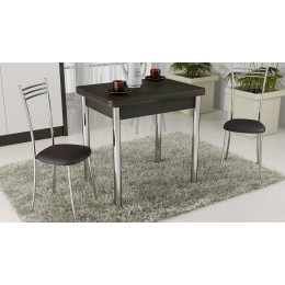 Стол обеденный с хромированными ножками «Лион» - СМ-204.02.2