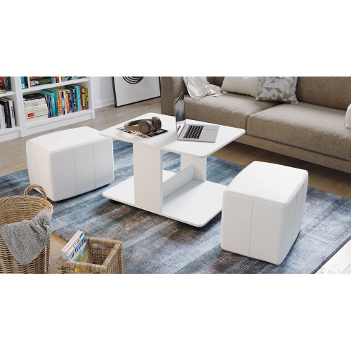 Стол журнальный с пуфиками «Капри»