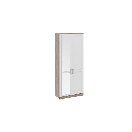 Шкаф для одежды с 1-ой глухой и 1-ой зеркальной дверями «Прованс» - СМ-223.07.025L