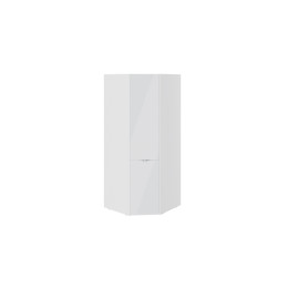 Шкаф угловой со стеклянной дверью «Глосс» - СМ-319.07.311