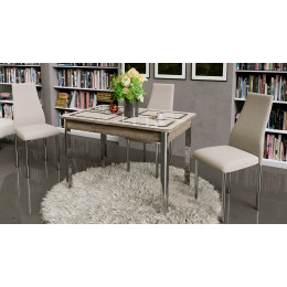 Стол обеденный на металлических ножках «Палермо»