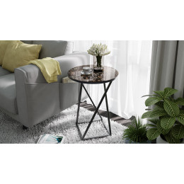 Стол со стеклянной поверхностью ДП 1-03-05 (журнальный) - ДП 1-03-05