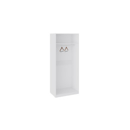 Шкаф для одежды с 1 глухой и 1 зеркальной дверями (зеркало справа) «Скарлет» - СМ-339.07.004 R