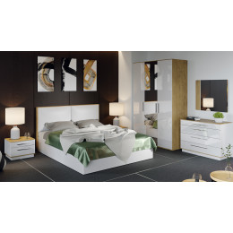 Спальный гарнитур «Квадро» №2 - ГН 281.002