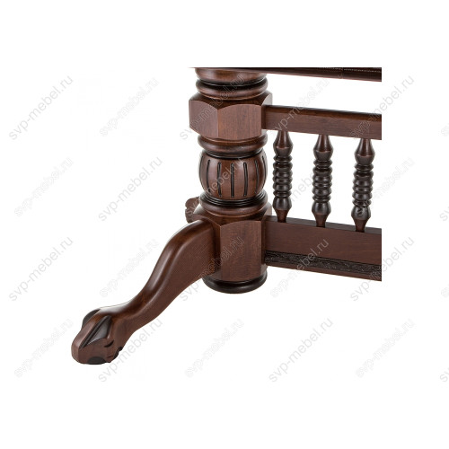 Стол деревянный Кантри орех с коричневой патиной