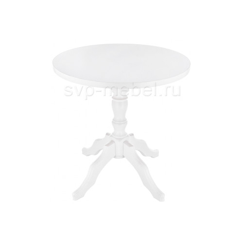 Стол деревянный Вилмар белый глянец