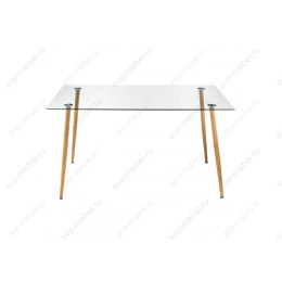 Стол стеклянный Rober wood