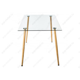 Стол стеклянный Rober wood