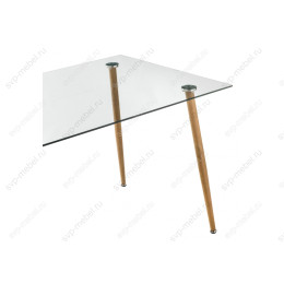 Стол стеклянный Rober wood