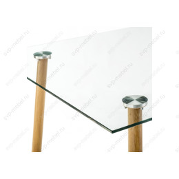 Стол стеклянный Rober wood
