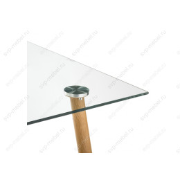 Стол стеклянный Rober wood