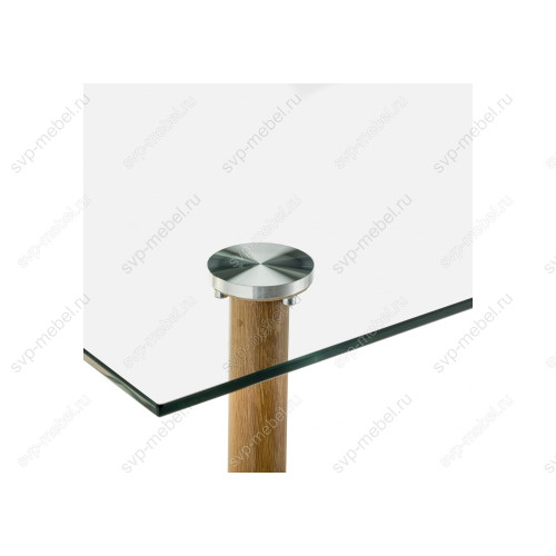 Стол стеклянный Rober wood
