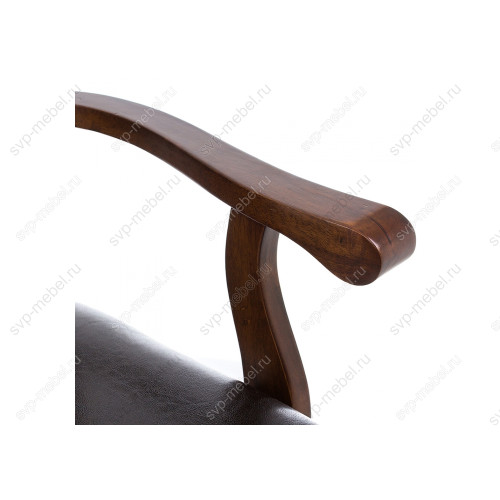 Стул деревянный Кресло Luiza dirty oak / dark brown