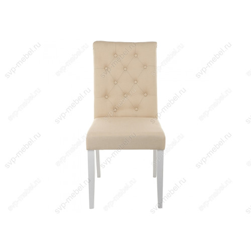 Стул деревянный Amelia white / fabric cream