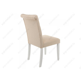 Стул деревянный Amelia white / fabric cream