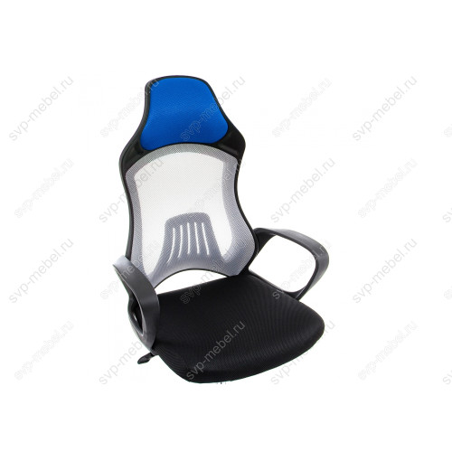 Компьютерное кресло Atlant белое / черное / голубое