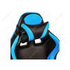 Стул Racer черное / голубое