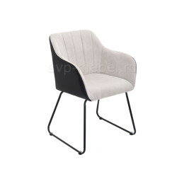 Стул Stef light grey / black