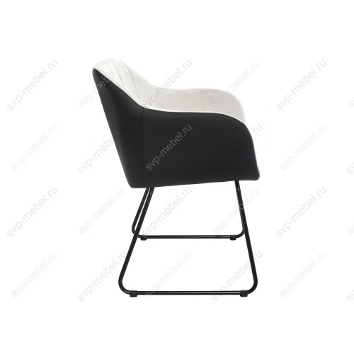 Стул Stef light grey / black