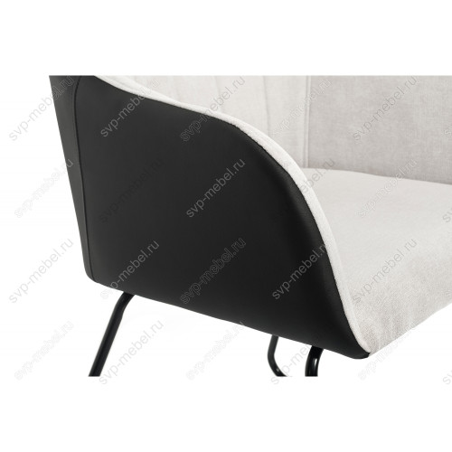 Стул Stef light grey / black