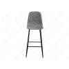 Барный стул Drop black / grey