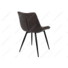 Стул Fox black / dark brown
