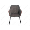 Стул Stef grey / dark red