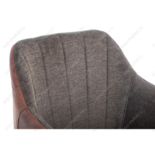 Стул Stef grey / dark red