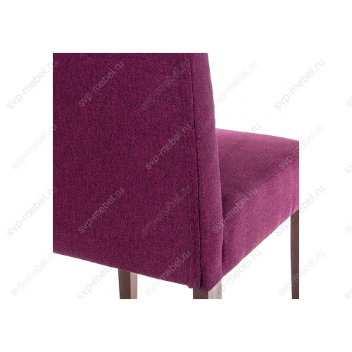 Стул деревянный Amelia dark walnut / fabric purple
