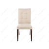Стул деревянный Madina dark walnut / fabric cream