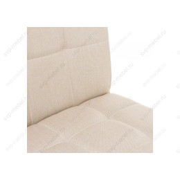 Стул деревянный Madina dark walnut / fabric cream