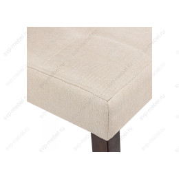 Стул деревянный Madina dark walnut / fabric cream