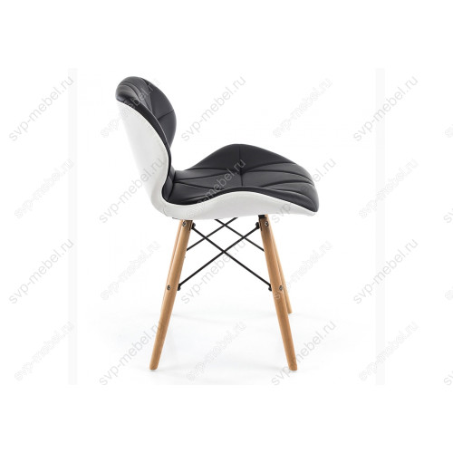Стул деревянный PC-027 черный / белый