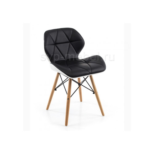 Стул деревянный PC-027 черный / белый