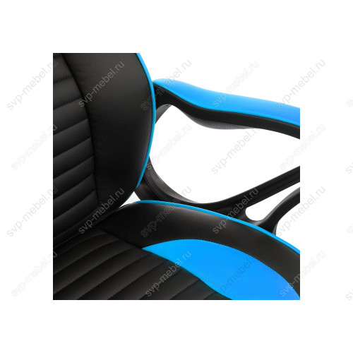 Компьютерное кресло Leon черное / голубое