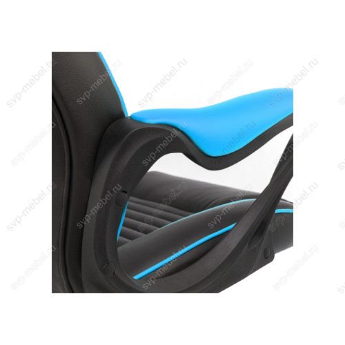 Компьютерное кресло Leon черное / голубое