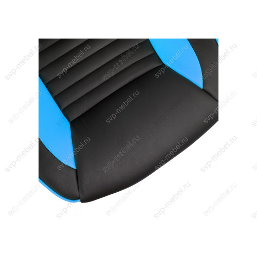 Компьютерное кресло Leon черное / голубое