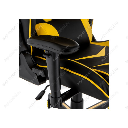 Компьютерное кресло Racer черное / желтое