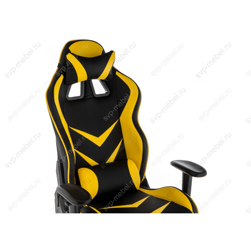 Компьютерное кресло Racer черное / желтое