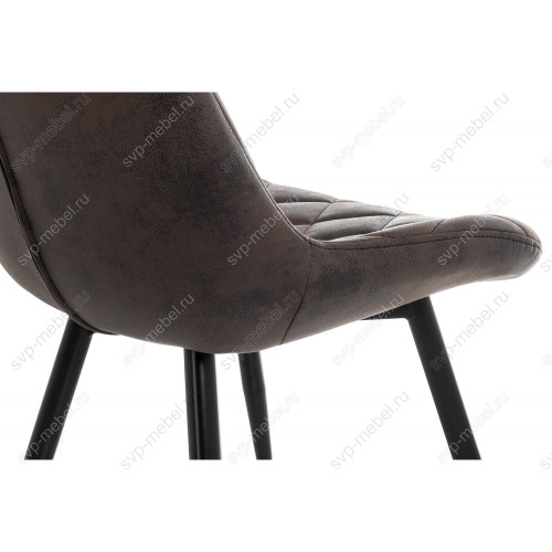 Стул Fox black / dark brown