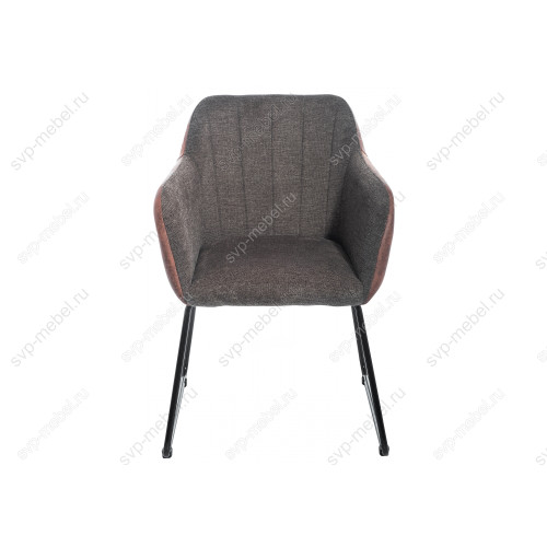 Стул Stef grey / dark red