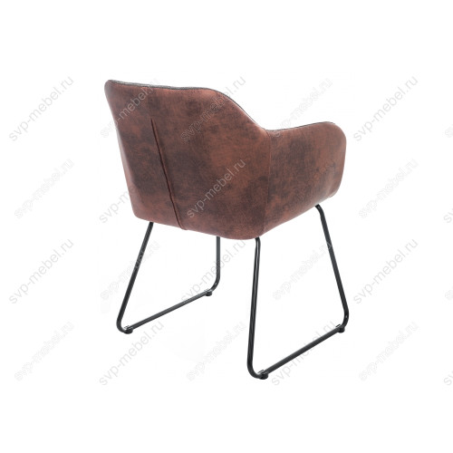 Стул Stef grey / dark red