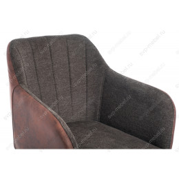 Стул Stef grey / dark red