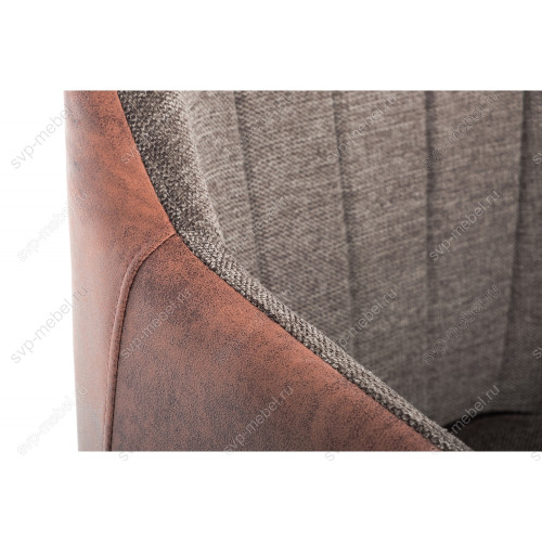 Стул Stef grey / dark red